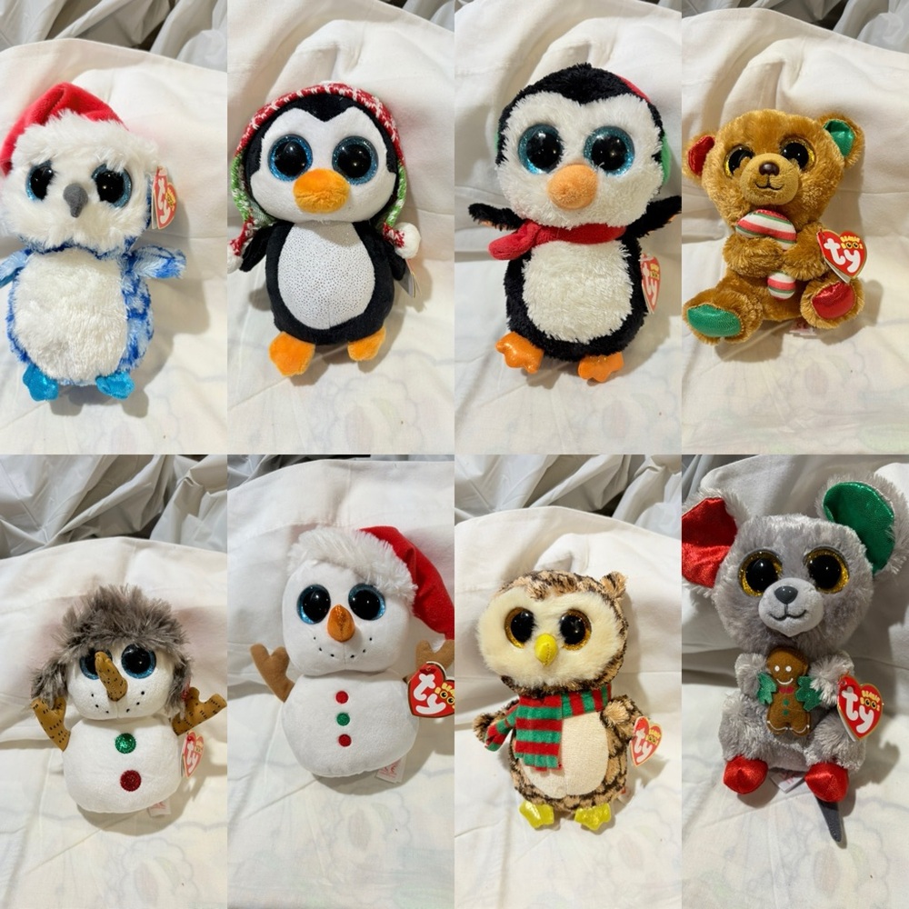 8 Holiday Beanie Boo’s